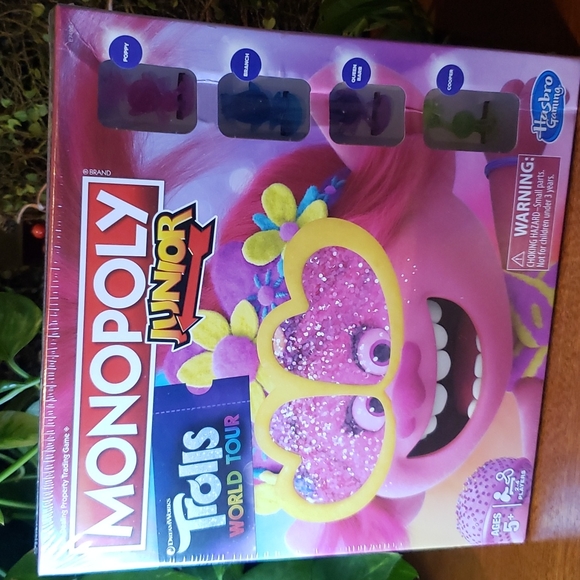 Trolls Monopoly Junior Toys Monopoly Junior Trolls World Tour